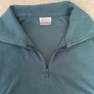 Columbia women’s Zip-Up Sweater in Teal